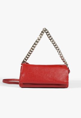 Bolsa Tiracolo Eva Mini Couro Vermelha