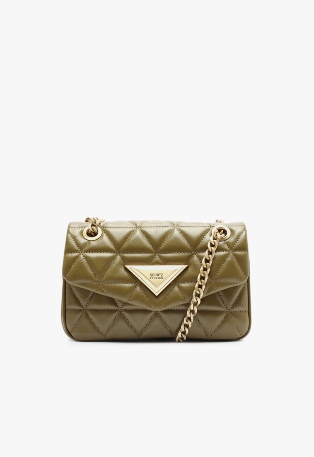 Bolsa Tiracolo Média 944 Couro Verde | Schutz