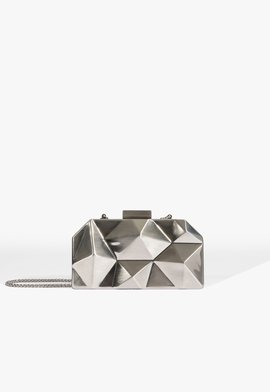 Bolsa Clutch Prateada