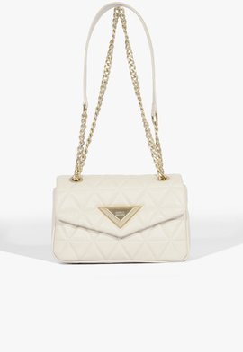 Bolsa Tiracolo Média 944 Couro Off White