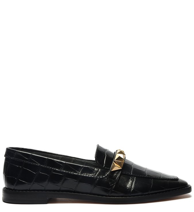 Mocassim Tacha Triangle Preto
