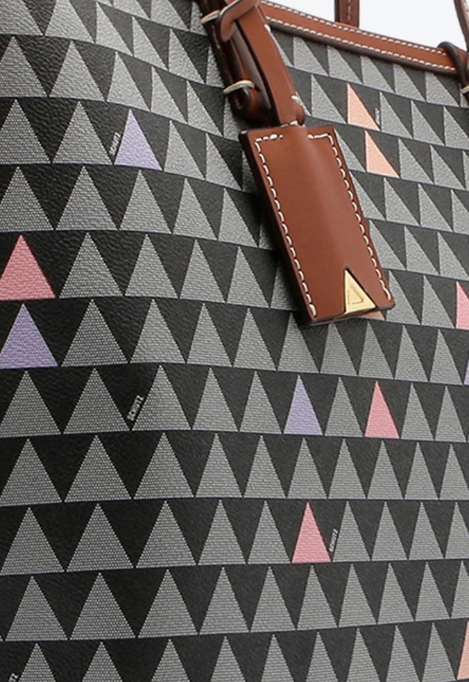 Bolsa Shopping Neo Nina Triangle Preta Bolsa Shopping Neo Nina Triangle Preta