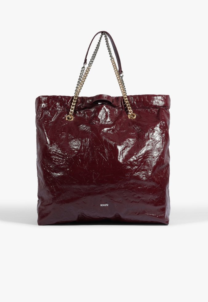 Bolsa Dazed Grande Couro Vinho