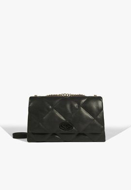 Bolsa Tiracolo Shoulder Marina Média Preta