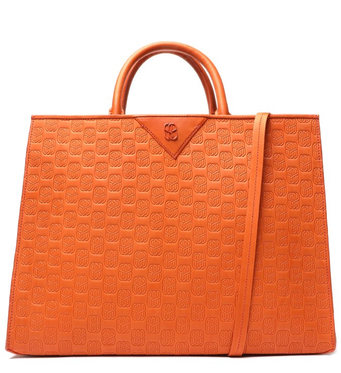 Bolsa Tote Emblem Sandy Ocre