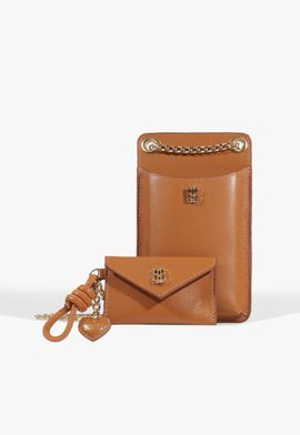 Bolsa Tiracolo Maya Pequena Couro Marrom
