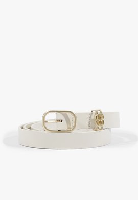 The SS Belt Couro Branco