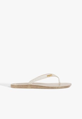 Chinelo Jelly Glitter Dourado