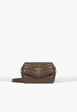 Bolsa Tiracolo Mini Icon Elara Couro Marrom