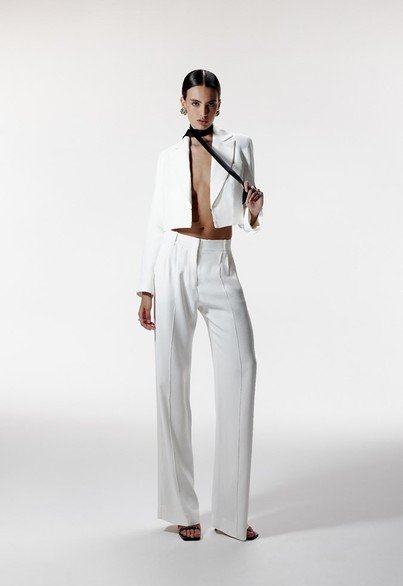 CALÇA NATALIA ALFAIATARIA OFF WHITE | Schutz