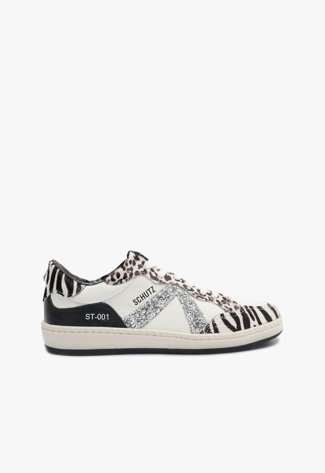 Tênis ST 001 Couro Glitter Zebra | Schutz