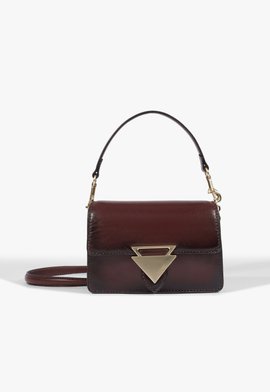 Bolsa Tiracolo Abby Pequena Couro Vinho