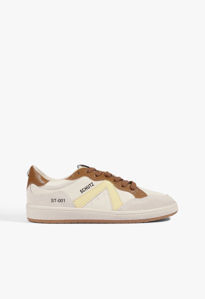 Tenis St 001 Couro Animal Print
