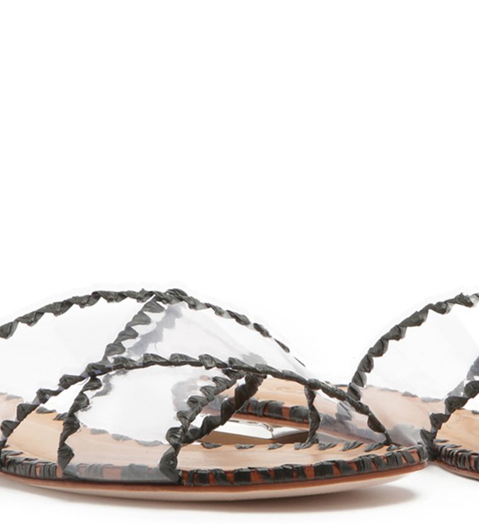 SLIDE VINIL CRYSTAL GLAM BLACK SLIDE VINIL CRYSTAL GLAM BLACK