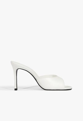 Sandália Mule Cloe Couro Branca