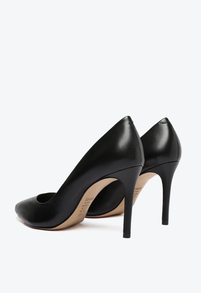 Sapato Scarpin Clássico Couro Preto Sapato Scarpin Clássico Couro Preto
