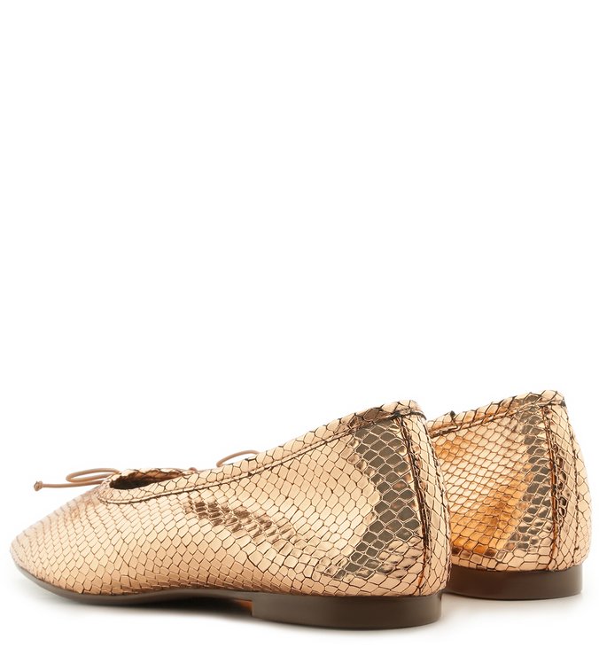 SAPATILHA BALLERINA SNAKE GOLD SAPATILHA BALLERINA SNAKE GOLD