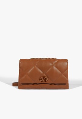 Bolsa Tiracolo Shoulder Marina Média Marrom