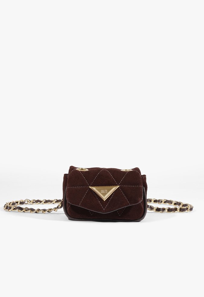 Bolsa Tiracolo 944 Pequena Couro Marrom