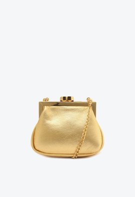 Bolsa Pequena Dourada