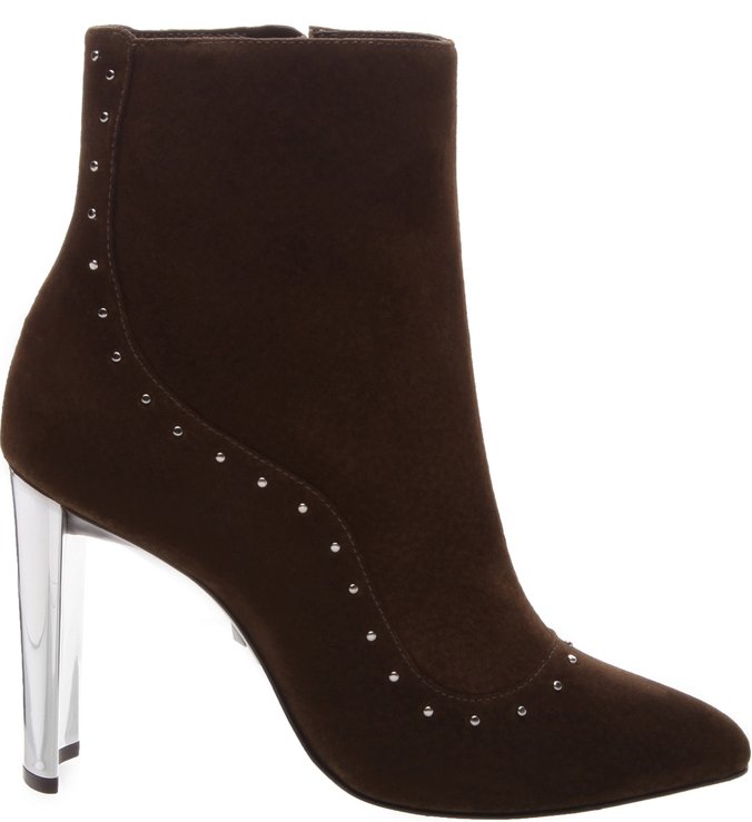 Bota Glam Metallic Heel Brown Bota Glam Metallic Heel Brown