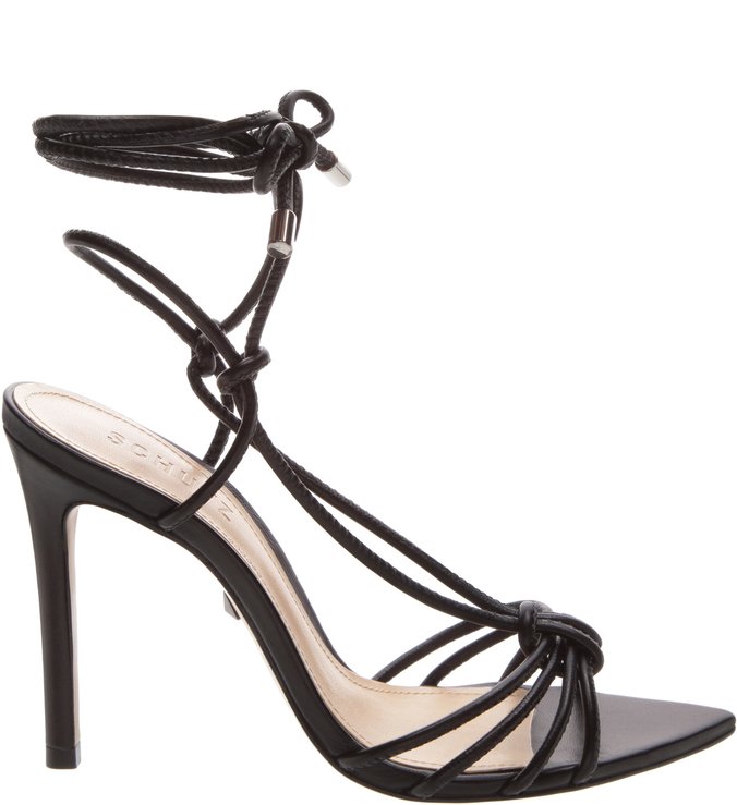 Sandália Strings Lace-Up Black Sandália Strings Lace-Up Black