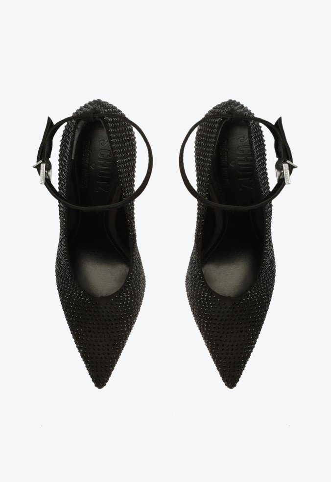 Scarpin nobuck preto schutz best sale
