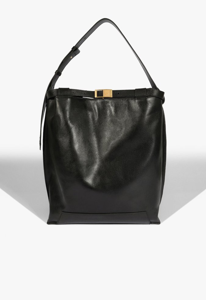 Bolsa Hobo Memphis Couro Preta
