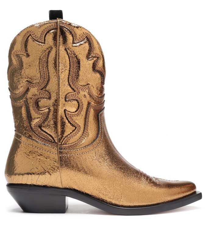 Bota New Western Metallic Black Bota New Western Metallic Black