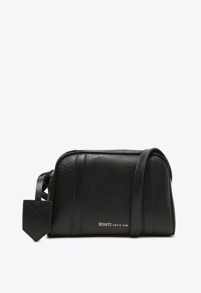 Bolsa Tiracolo Nay Snake Preta | Schutz