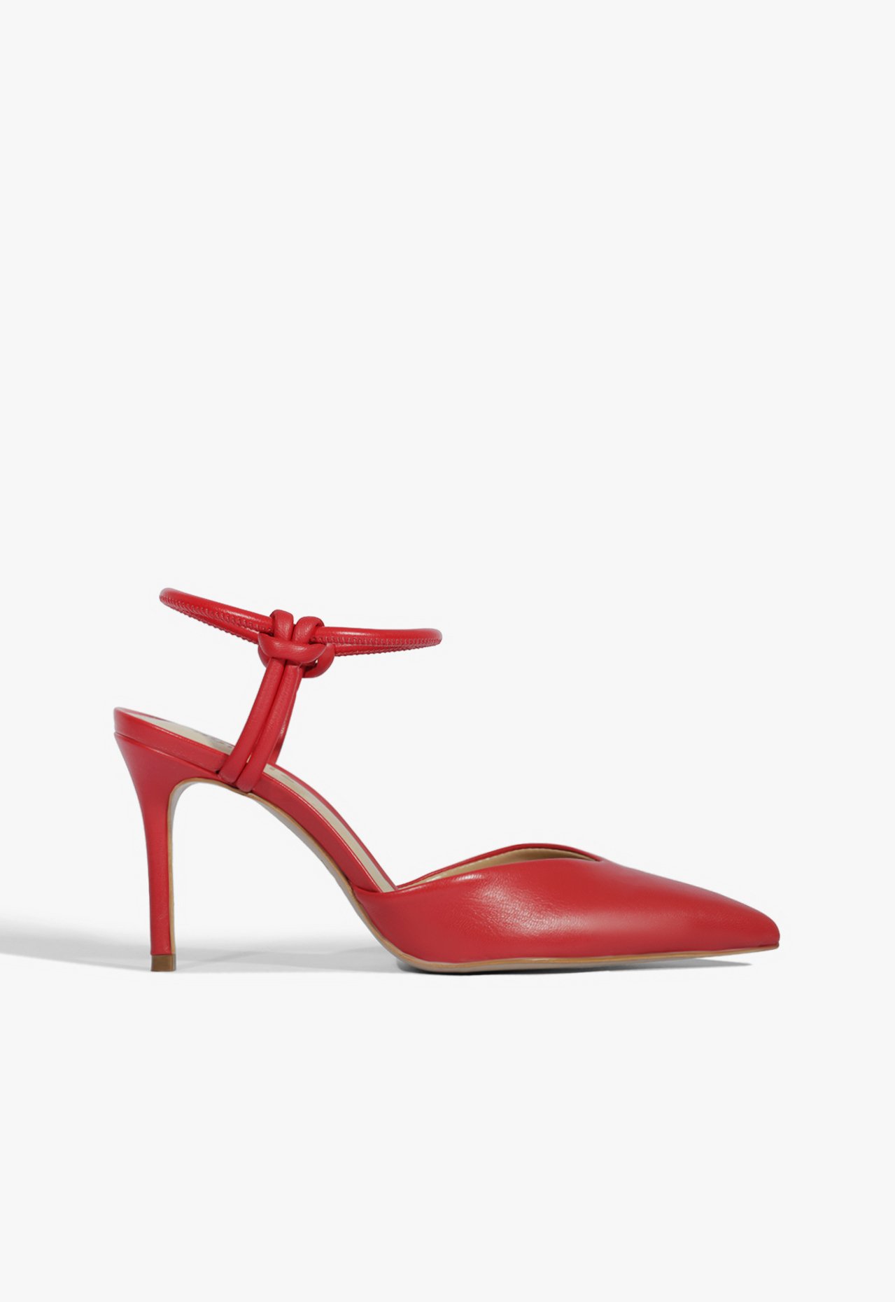Scarpin Knots Couro Vermelho | Schutz