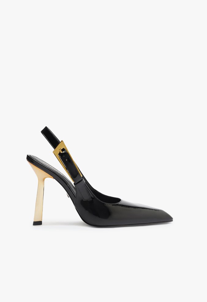Scarpin Slingback Boss Preto