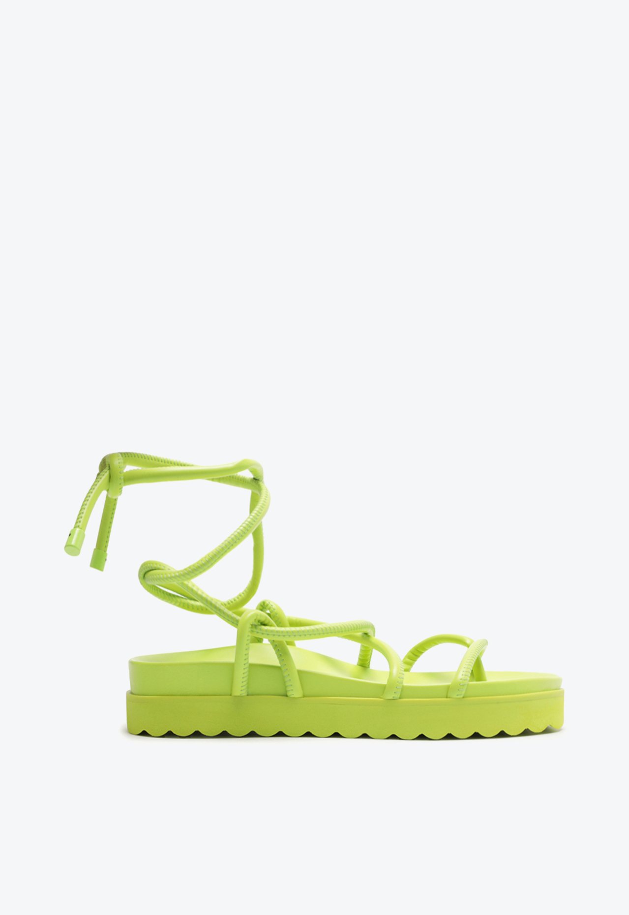 Sandália Verde Amarração Verde | Schutz