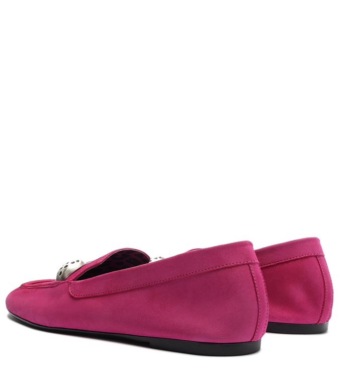 Sapato Mocassim Camurça Pink Sapato Mocassim Camurça Pink