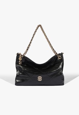Bolsa Crossbody Charlie Média Couro Preta