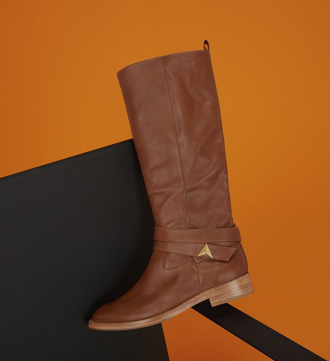 Bota Montaria Couro Marrom Bota Montaria Couro Marrom