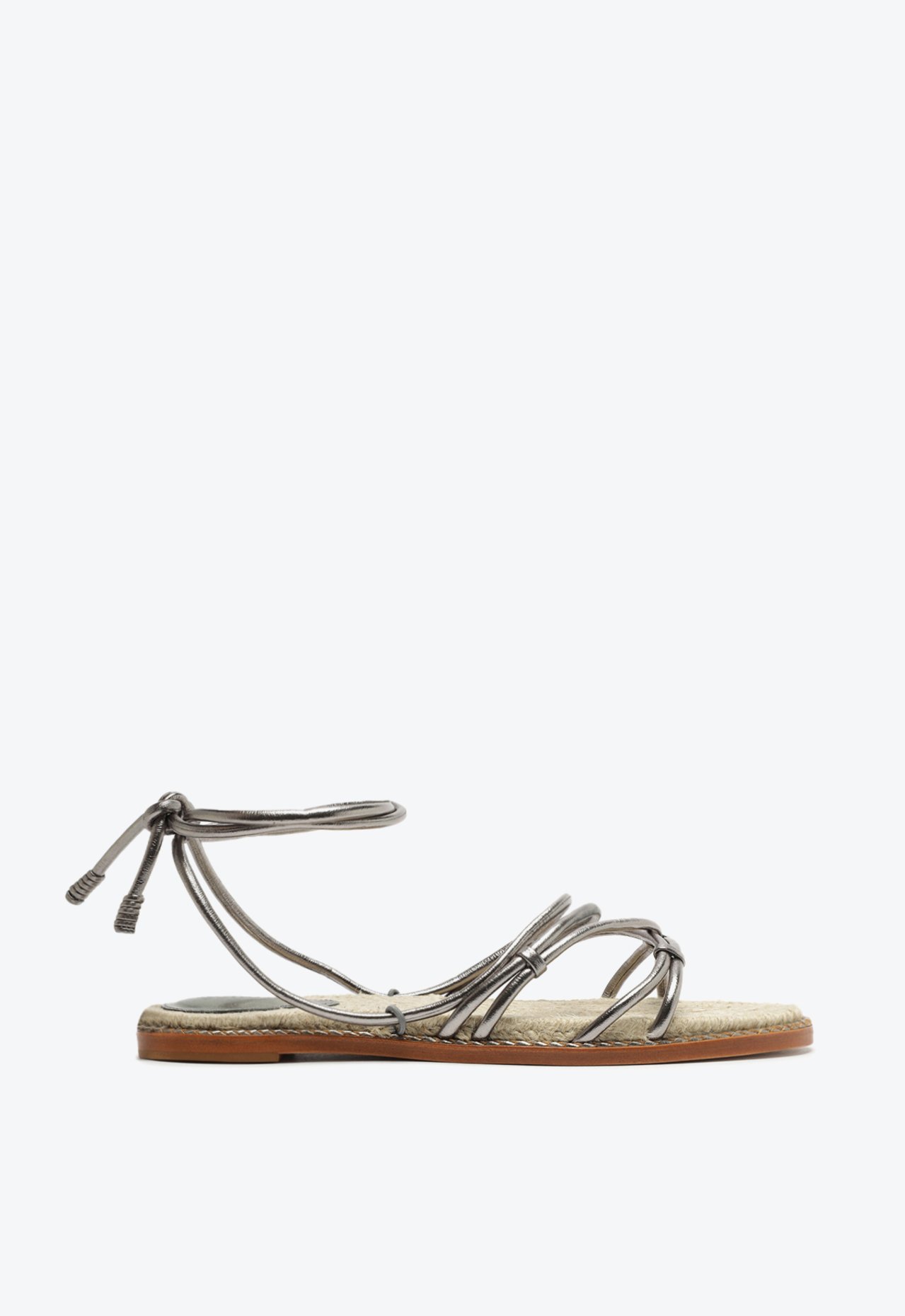 Sandália Rasteira Aletha Prata | Schutz