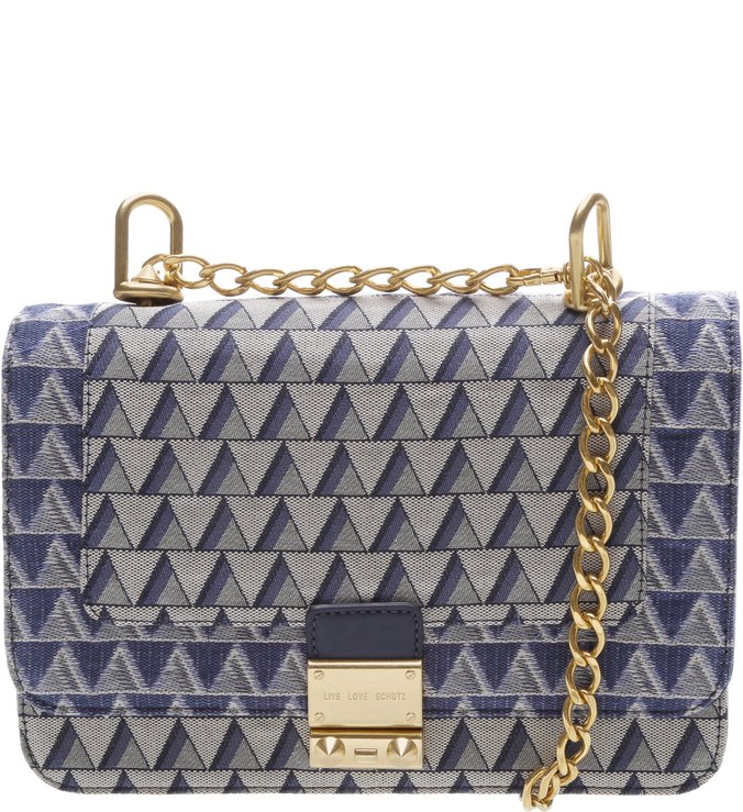 Crossbody Jacquard Triangle Jeans Crossbody Jacquard Triangle Jeans