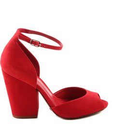 Sandália Salto Bloco Scarlet