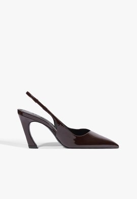 Scarpin Slingback Lexi Couro Preto