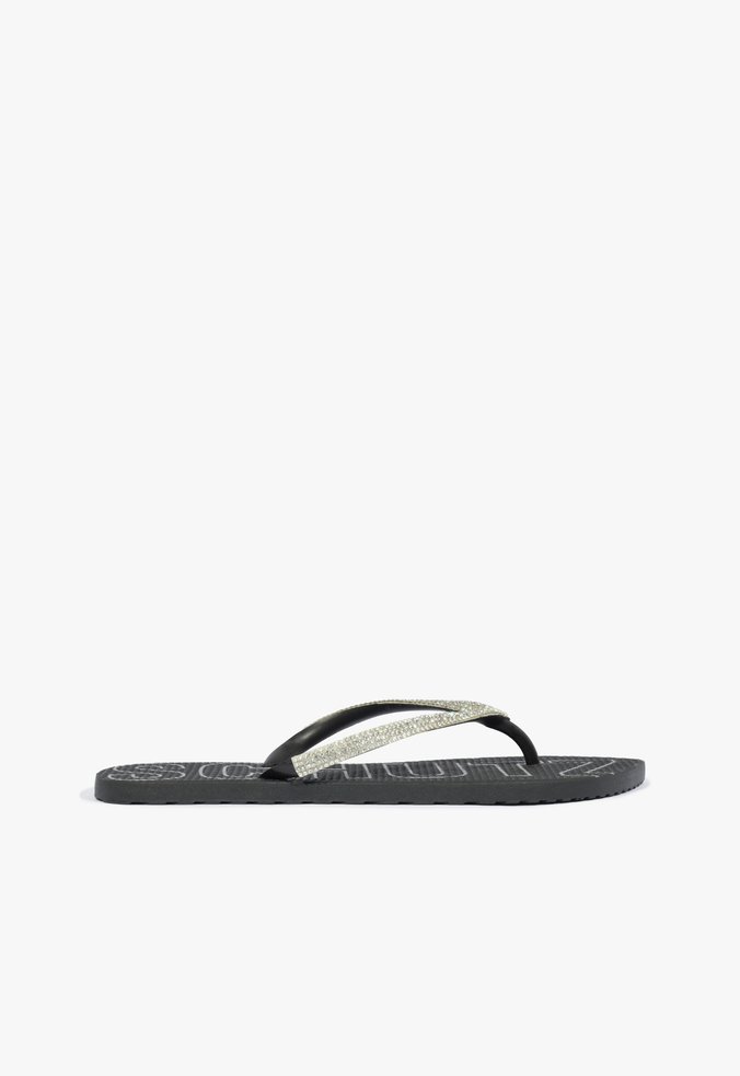 Chinelo Rasteiro Preto
