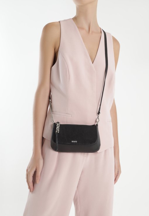 Bolsa Tiracolo Média Tina Preta