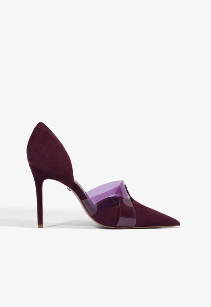 Scarpin Vinil Roxo