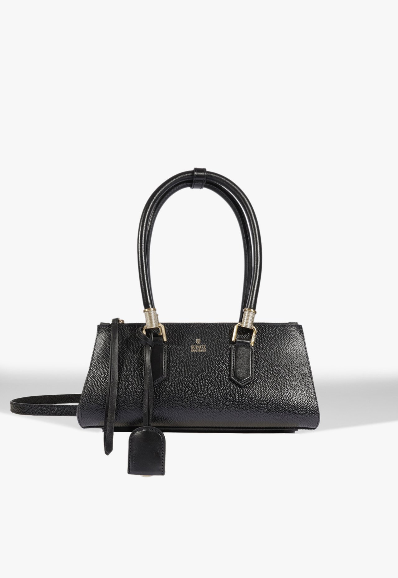 Bolsa Mini Tote Lauren Couro Preta | Schutz