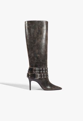 Bota Marien Cano Longo Estonada Preta