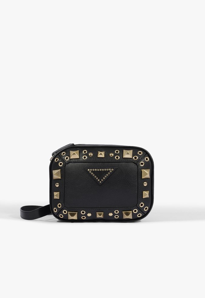 Camera Bag Couro Preta
