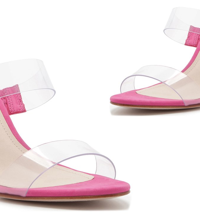MULE SALTO NOBUCK VINIL PINK MULE SALTO NOBUCK VINIL PINK