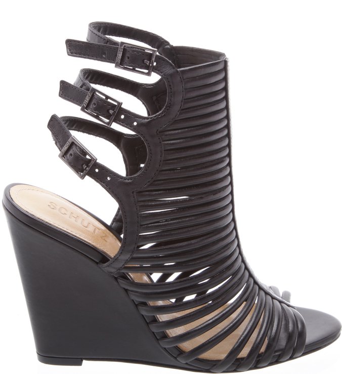Anabela Multistrap Black