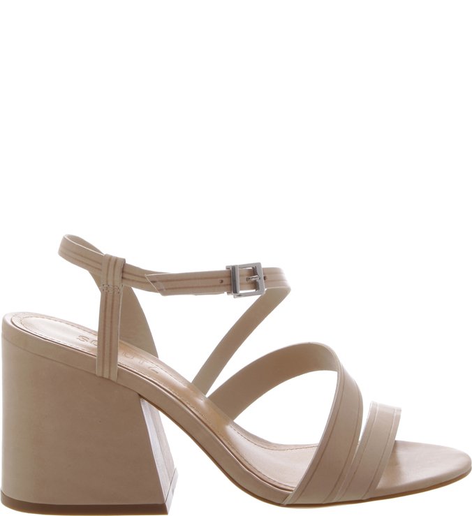 Sandália Block Heel Straps Cream Sandália Block Heel Straps Cream