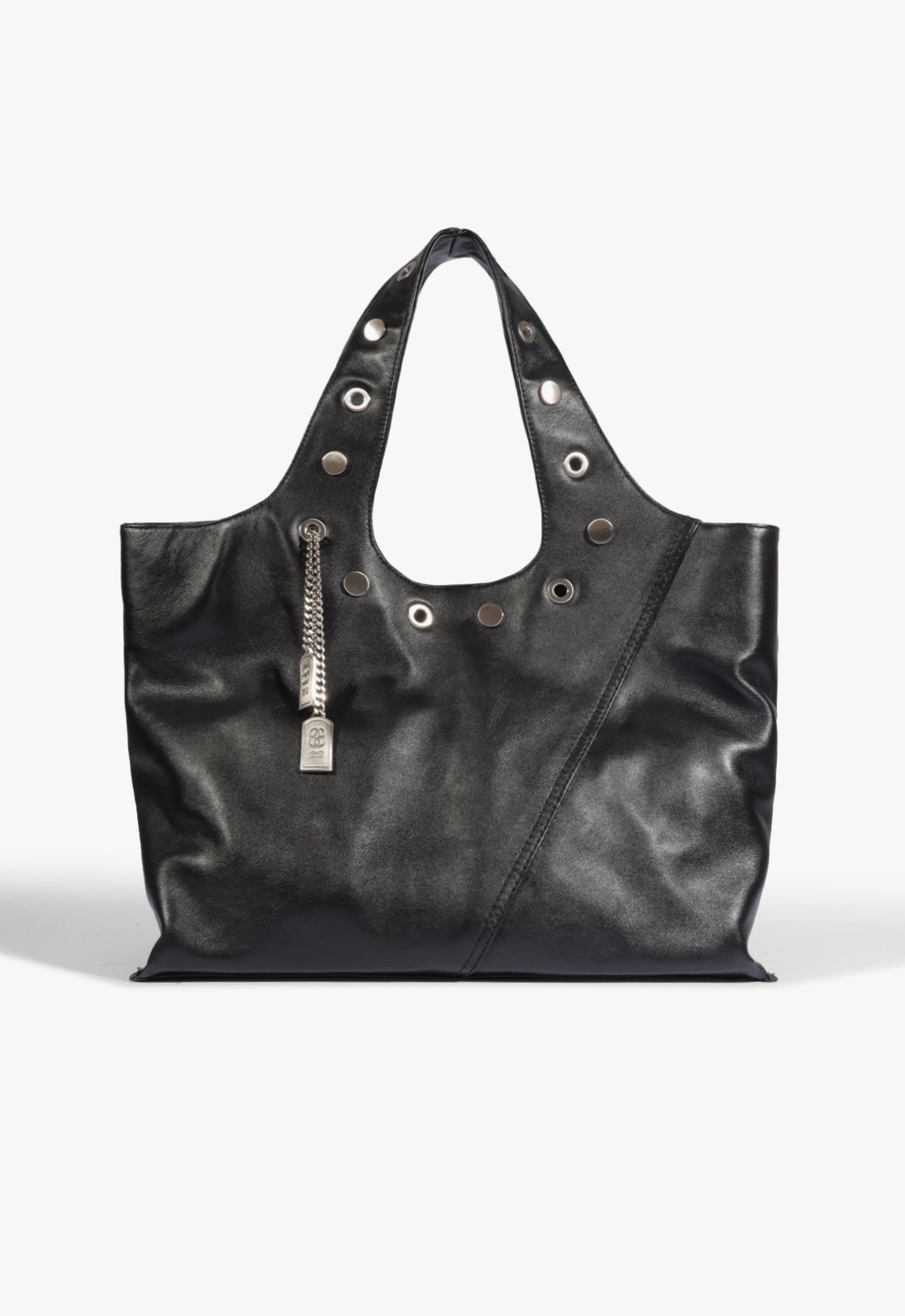 Vista 2 Bolsa Shopping Paige Couro Preta | Schutz Schutz BR Preto Schutz BR Preto